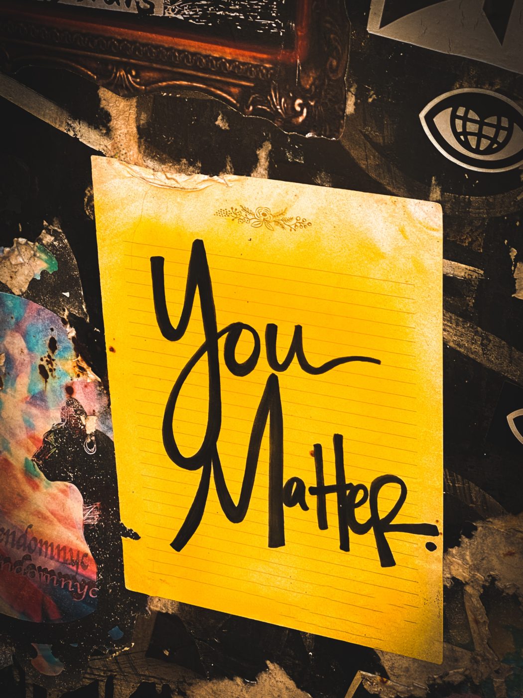 You Matter written on piece of paper